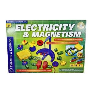 Electricity & Magnetism Experiment Kit Thames & Kosmos Science New Sealed